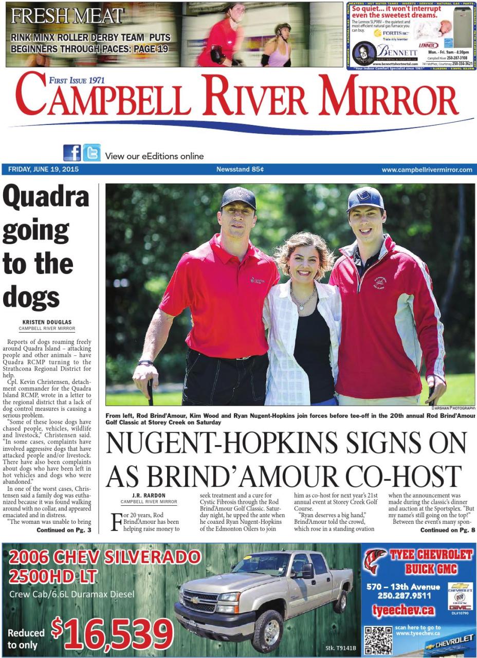 Campbell River Mirror, June 19, 2015 by Black Press Media Group - Issuu