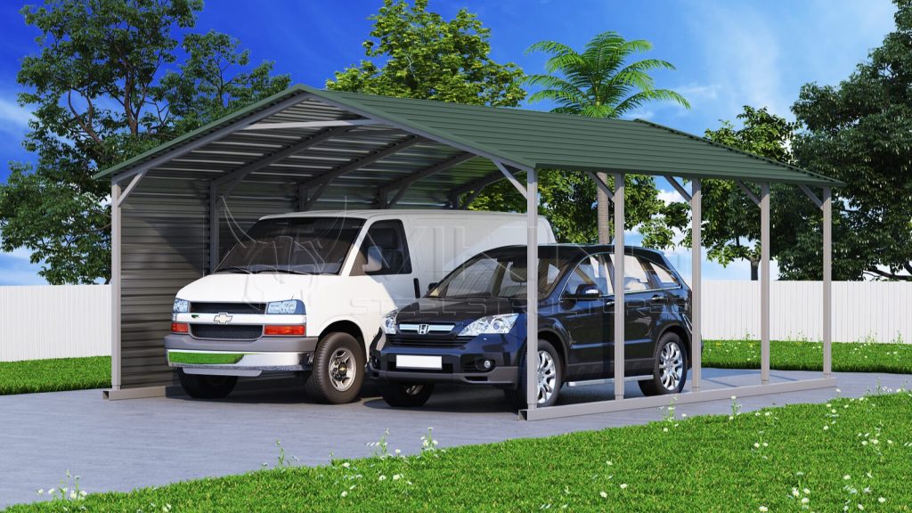 Buy Boxed Eave Metal Carports | A-Frame Roof Carports for Sale